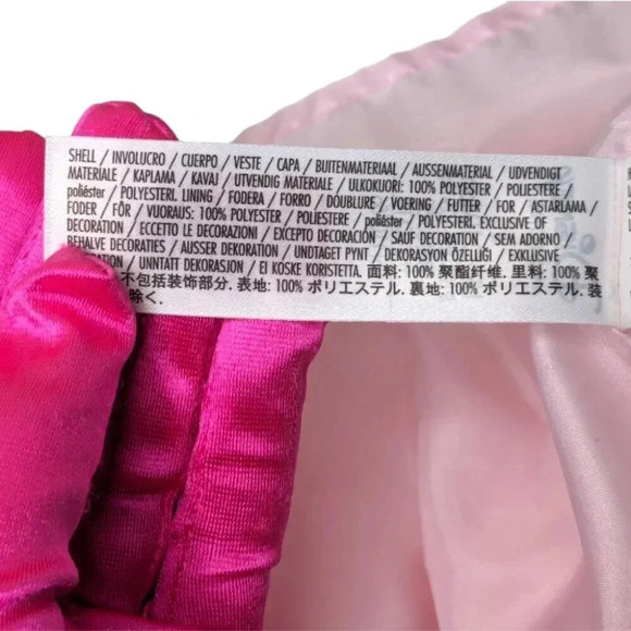 Disney Frozen Princess ELSA Girls Sequin Costume Party Dress Pink Snowflakes Sz4 - Picture 11 of 15